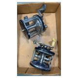 2 open face reels