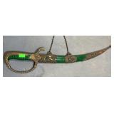 Indian green sword