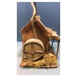 Wooden bird house