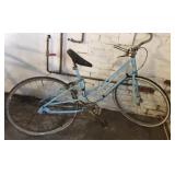 Old blue bike