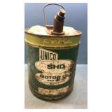 Unico oil can