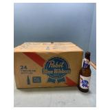 Case of Blue Ribbon box and bottles