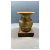 Vintage brass spittoon