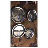 Stainless dinner plates