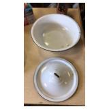 Enamel pan and lid