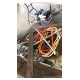Extension cords,levels,tire tool