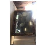 Gold frame Large hanging mirror