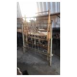 White iron headboard - footboard only