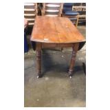 Wood drop leaf on wheels