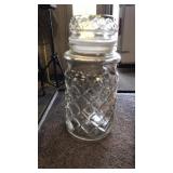 Mr Peanut jar w lid 1984