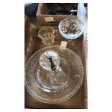 Pink,Amber clear glass