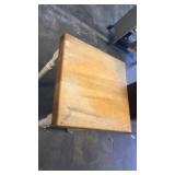 24x24 butcher top table