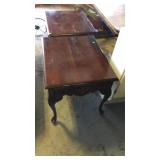 Queen Anne end tables w drawers (2)