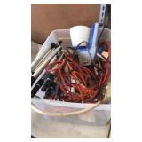 Tote w electric cords,sprayer,stands