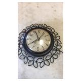 Session mcm metal clock