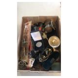 Glasses,fake copy coin,locks