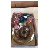 Colored glass ,stemware