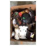 Pan,glass pitcher,crock