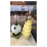 2 vintage lamps