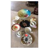 Flowered dishes