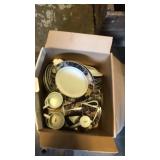 Box of camouflage dishes