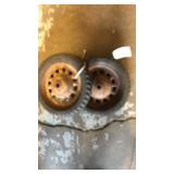 2 Childs tractor wheels