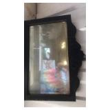 Craved wood hanger mirror