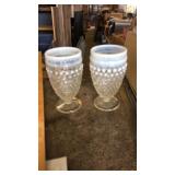 Hobnail stemware (2)