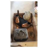 Brass box,bronze shoes