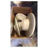 Large glass light shades