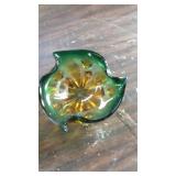 Art glass ashtray