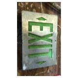 Exit sign