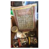 Old buttons,crochet books