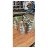 4 used paint spray guns