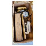 Desk calendar, and clock