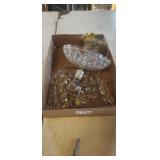 Crystal glass chandelier