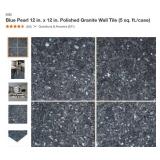 Blue Pearl 12x12 Polished Grant Wall Tile 5 boxes