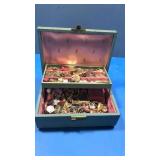 Box of costume jewelry