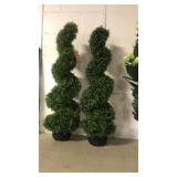 2 3foot artificial plants