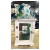 Gone yet not forgotten white candle deco