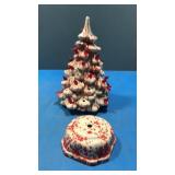 10 inch ceramic tree(base is repaired)