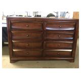 Round Hill   16x58 long dresser 8 drawers  NEW