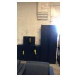 Husky 4  piece tool cabinets w keys