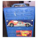 Hot wheels container with cars