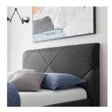 New King upholstery platform bed nice!