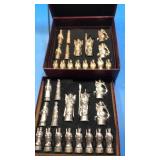 Antique Mandarin chess set