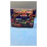 Winner circle cars Earnhardt and Gordon(2)