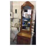 Light cabinet hall tree