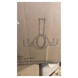 Polished nickel finish Chandelier