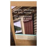 Quality shutters. Dark Spruce.12x50 (3)